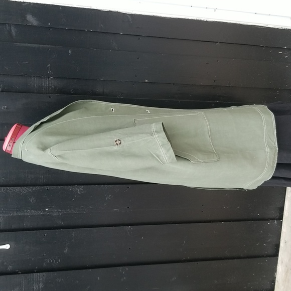 Pull and Bear Linen Blend Trench Coat - Picture 10 of 14